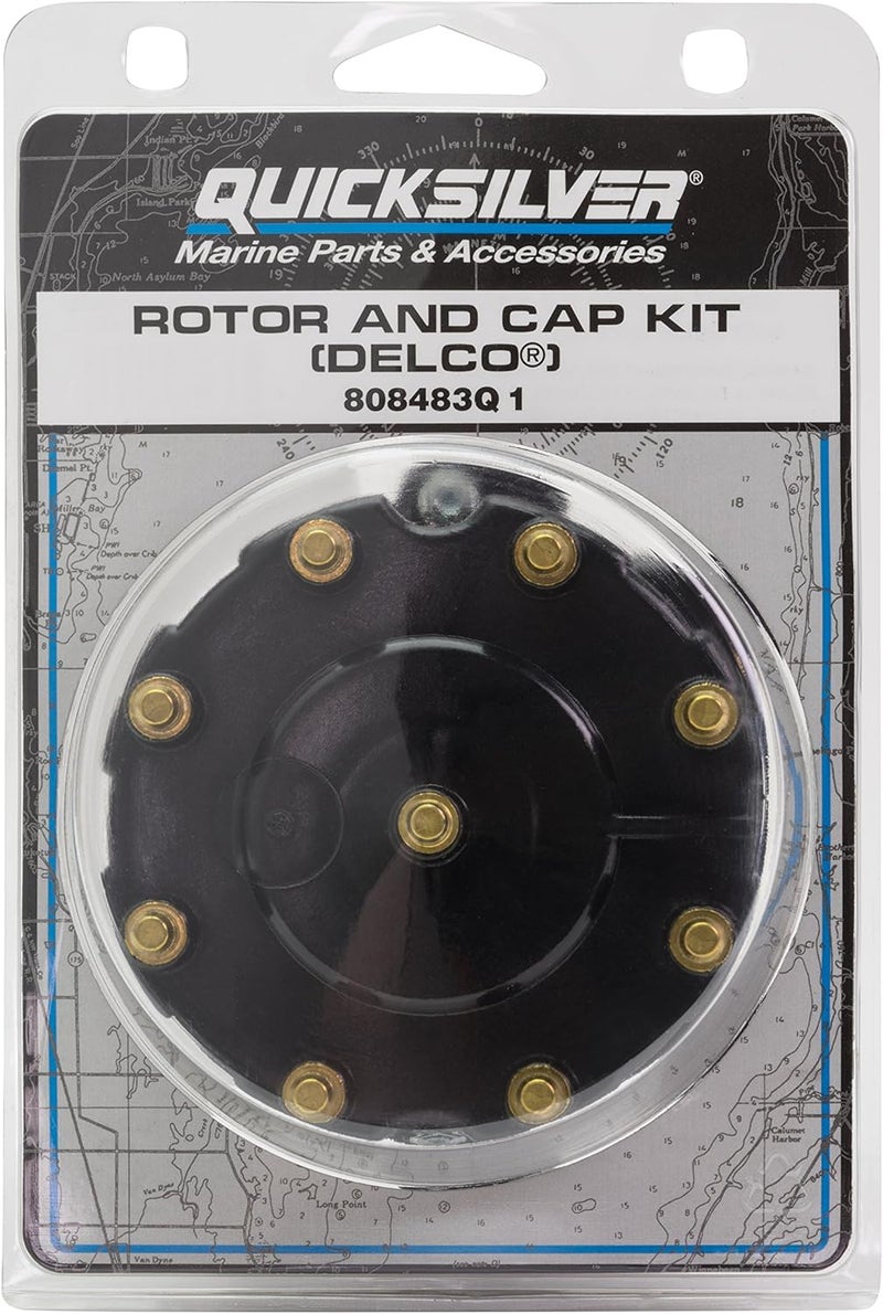 Quicksilver 808483Q1 Distributor Cap Kit for Marinized V8 Engines by General Motors w/Delco HEI Ignition Systems - Image 3